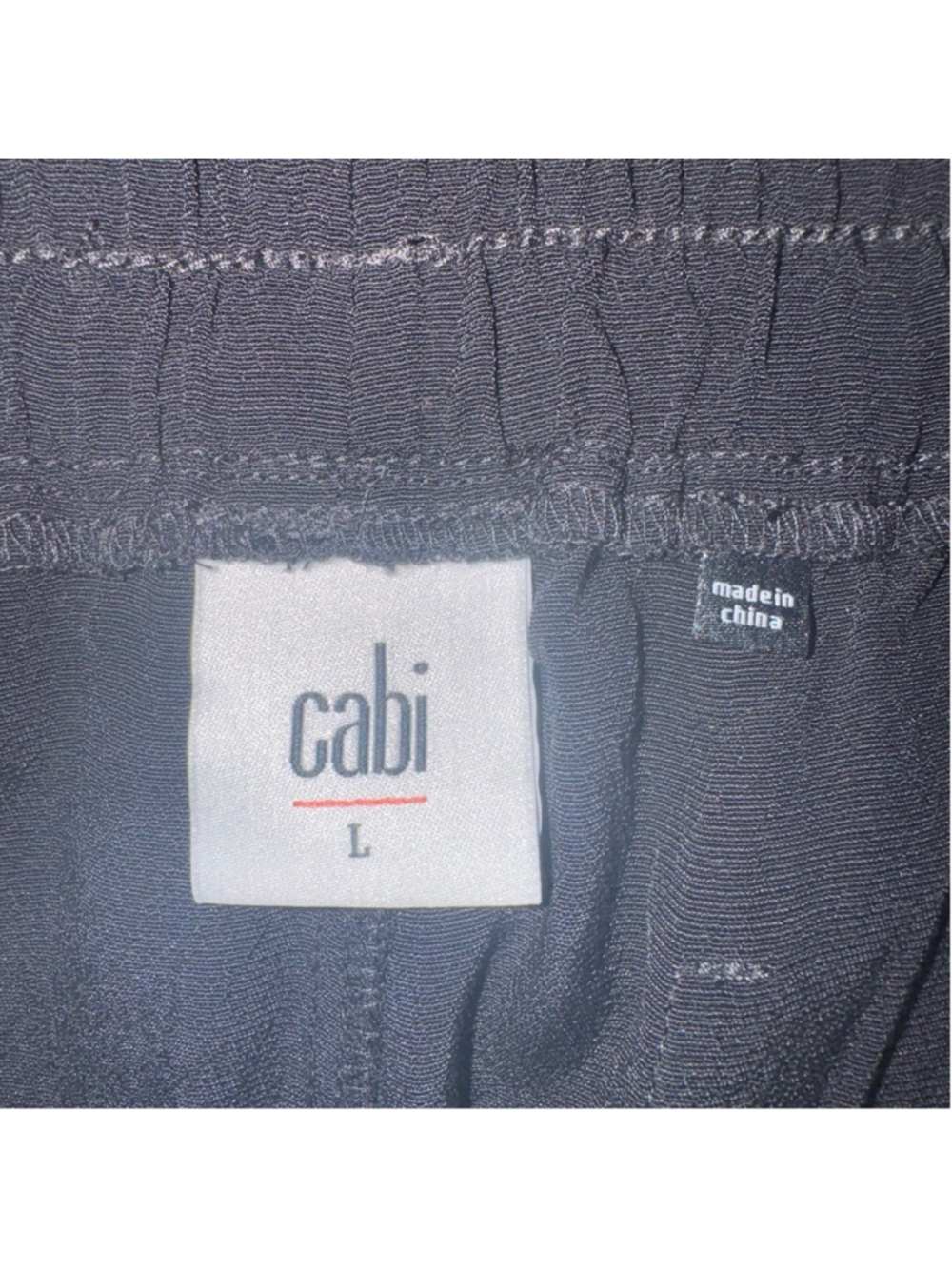 Cabi Cafe Lounger Pants Black Wide Leg Large Pull On - Picture 10 of 12